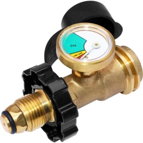 Universal BBQ Gas Propane Pressure Gauge Tank RV Pressure Gauge Level Indicator U4LA