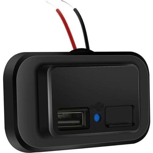 Dual USB Charger Socket 3.1A 12V-24V for Motorcycle Auto Truck ATV Boat Car RV Bus 2.1A + 1A Power Adapter Outlet Dustproof