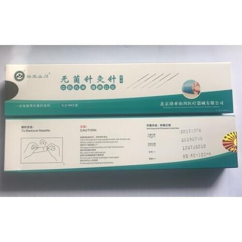 0.35/0.40*100/125mm shanchuan disposable acupuncture needle long needles elongated needle