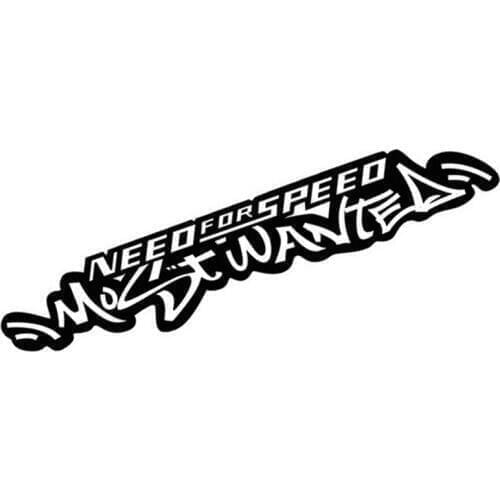 1PCS NEED FOR SPEED English Scratch Car Stickers Reflective Car Cover Letter Black/Silver CT-355