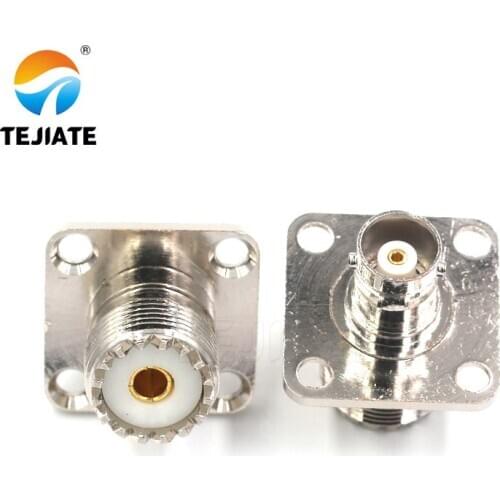 1PCS RF Adapter M Base BNC-UHF Flat Header To UHFK SMAK-UHF MINI Male/Female Header Connector