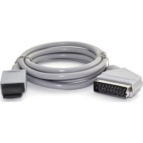 10pcs a lot NTSC for Wii Scart Cable Video HD HDTV Cord for Nintend for Wii Video Game