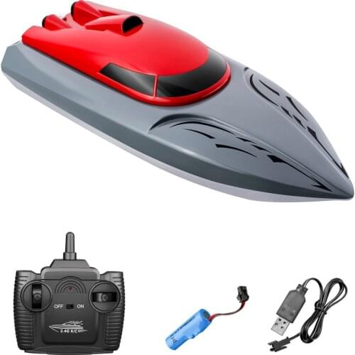 806 2.4G RC Boat Remote Control Boat 20KM/h Waterproof Toy High Speed RC Boat With large-capacity battery Racing Boat Toy