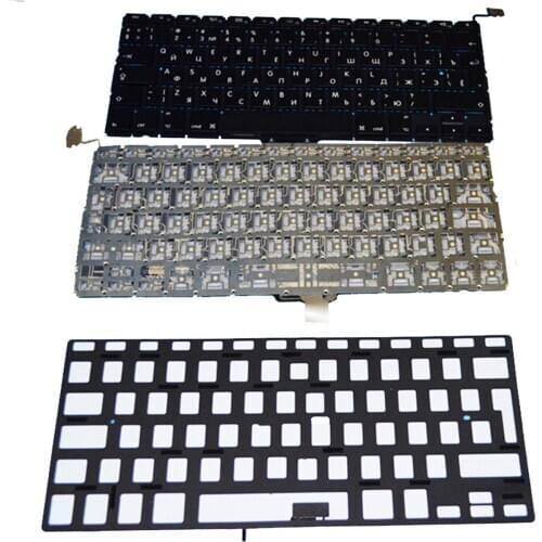 A1278 RU layout laptop keyboard with backlight
