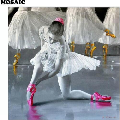 Diamond Painting Cross Stitch Pattern 5D Diamond Embroidery Ballet girl Diamond Mosaic Home Decor DIY diamond art