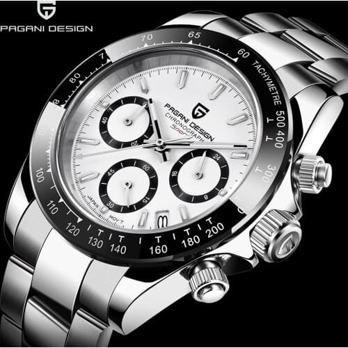 Pagani Design 2021 Top Brand Mens Quartz Watch Mens Stainless Steel Automatic Waterproof Luxury Watch Mens Relogio Masculino