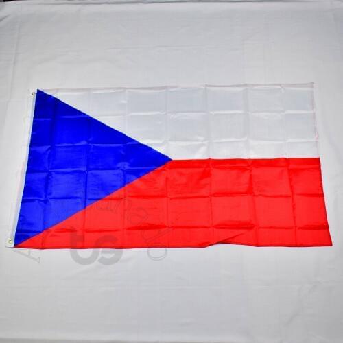 Czech republic 90*150cm Czechic flag Banner 3x5 Foot Hanging National flag Home Decoration flag
