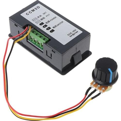 DC 6-30V 12V 24V 15A Max PWM Motor Speed Controller With Digital Display Wholesale dropshipping