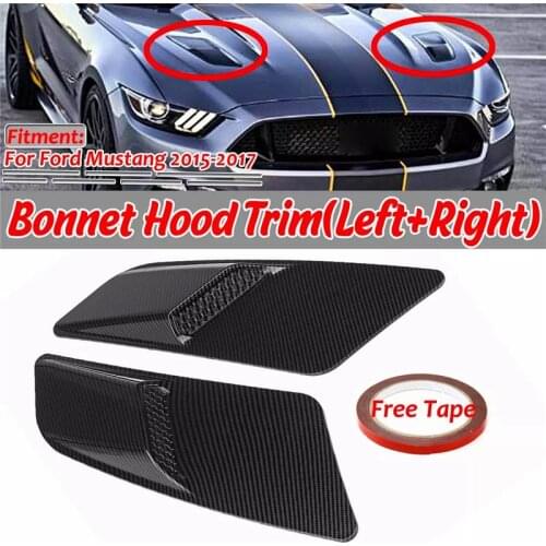 For 2015-2017 Mustang Car Exterior Modification Decoration Decoration Sticker Hood Decoration Air Inlet Simulation Vent