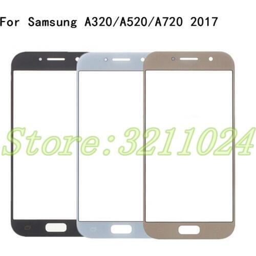 For Samsung Galaxy A3 A5 A7 2017 A320 A520 A720 Touch Screen Panel Replacement LCD Front Outer Glass Cover Lens