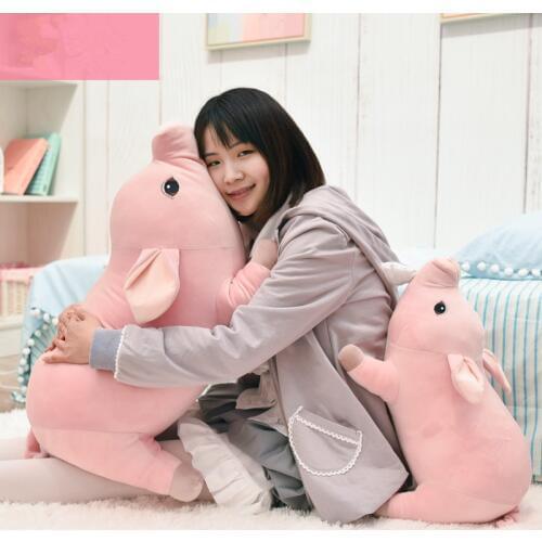 Dorimytrader Lovely Soft Cartoon Piggy Plush Doll Big Stuffed Animal Pig Toy Sleeping Pillow for Baby LOVER Gift 28inch 70cm