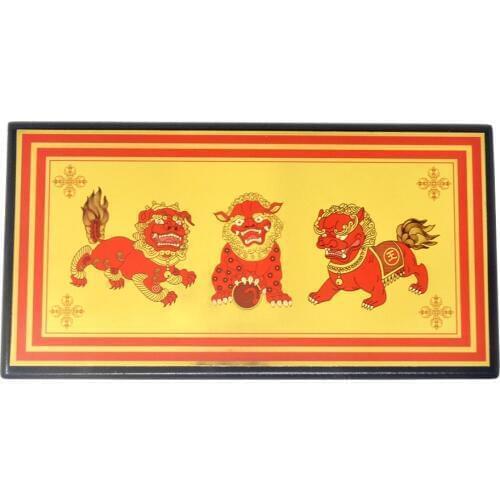 Feng Shui Three Lions Plaque 2018 W Fengshuisale Red String Bracelet W3378