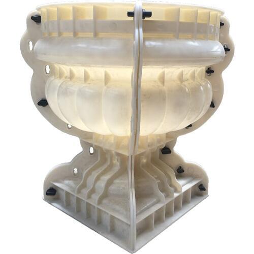 Top Sale ABS plastic planters for succulents Concrete Flower Pot Mold For Home Decor Flower Vase Mould ceramic plant pots