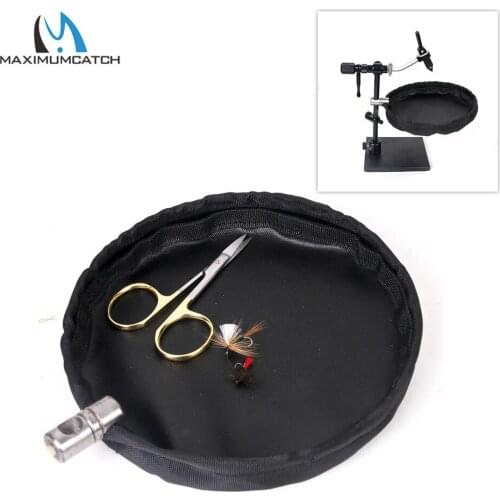 Maximumcatch Fly Tying Trash Holder Magnetic Quick Release Fly tying Waste Basket