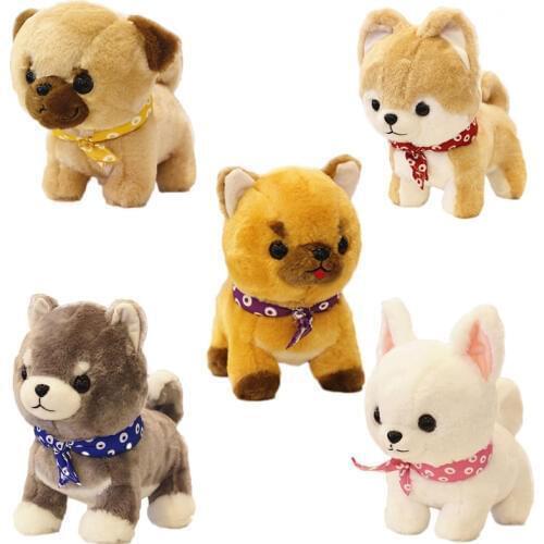 29cm 35cm Cute Shiba Inu Akita Dog Imitation Dog Cartoon Creative Doll Kid Toy