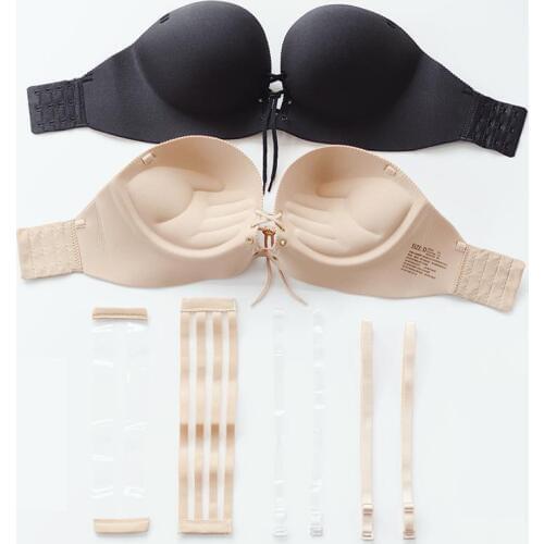 Mozhini Female Sexy Seamless bra seamless Underwear super Push Up Bra Wire Free finger shape Girl Bra Palm Massage Cup sexy bra