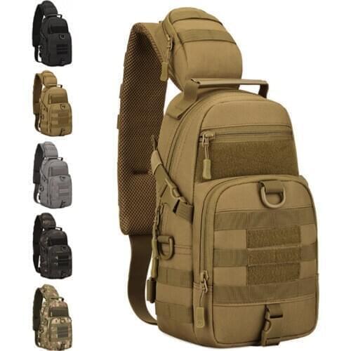 Outdoor Hunting Molle Shoulder Bag Hiking Trekking Backpack Sports Climbing Shoulder Bags Tactical Camping Fishing Daypack