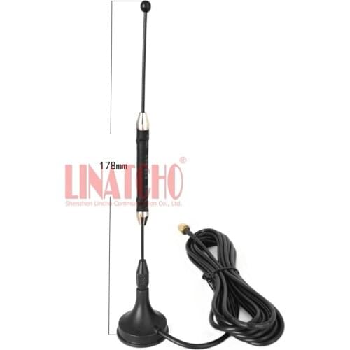 New omni directional high gain full band cdma gprs gsm lte 3g 4g evdo module small magnetic antenna