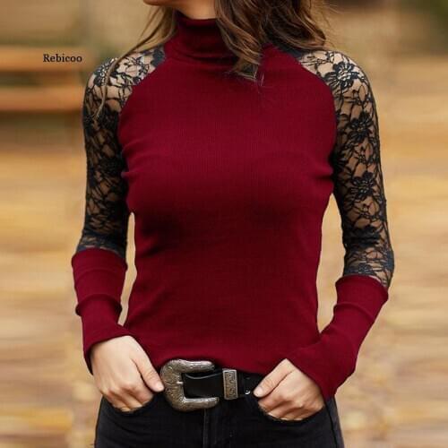 Кружевные блузки Rebicoo China At AliExpress