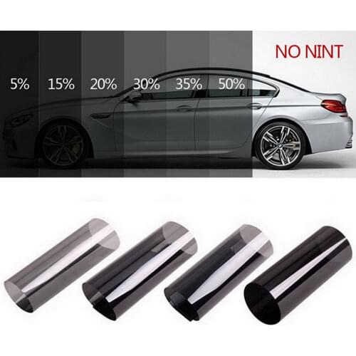 Auto Window Tinting VLT Black Car Home Window Glass Tinting Film Solar Protection Side Window UV Protection Sticker Sun Shade