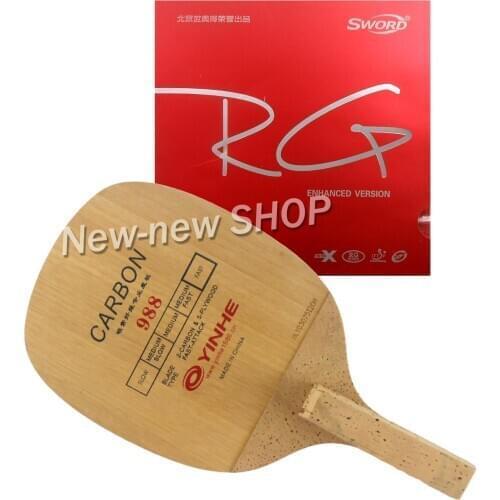 Yinhe 988 Blade with Sword RG Rubber for a Table Tennis Racket