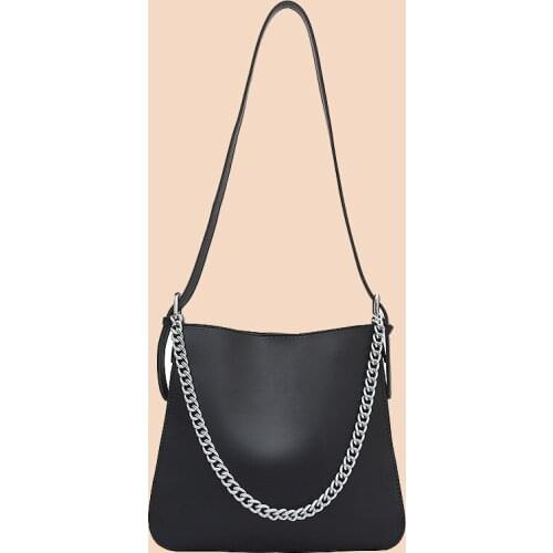 2021 Trend New Leather Handbag Young Ladiesr Luxury Solid Colo Bucket Bag Summer Fashion Casual Women Shoulder Crossbody bag