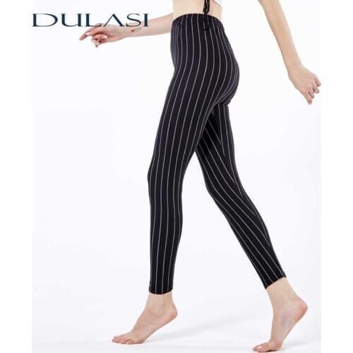 Womens Pants Office Lady Striped Ankle Length Leggings For Fitness New Sexy Comfortable Stretch Pants Top Recommend DULASI