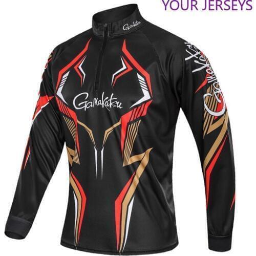 New Gamakatsu Fishing Vest Summer Men Long Sleeve Outdoor Hiking Cycling Jacket Quick Dry Breathable Shirts