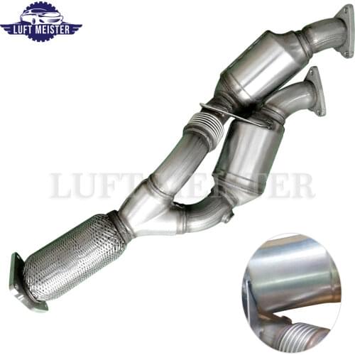 1pcs OEM Front Catalytic Converter for Volkswagen Touareg 3.2 V6 2003-2006 Exhaust Pipe 955113300AX 95511330000 7L0254300DX