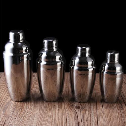 1pcs Cocktail Shaker Stainless Steel Drinking Shaker Mixer Bartender Kit Bars Tool Mixer Wine Drink Shaker