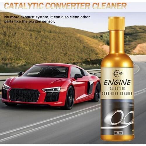 120ML Engine Catalytic Converter Cleaner Engine Carbon Deposit Remove Car Fuel Treasure Gasoline Additive Remove Engine Carbon