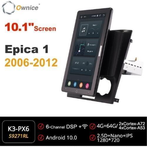 1280*720 Ownice Android 10.0 Car Radio forChevrolet Epica 1 2006 2011 2012 Auto Multimedia Audio head Unit 10.1" IPS Rotatable