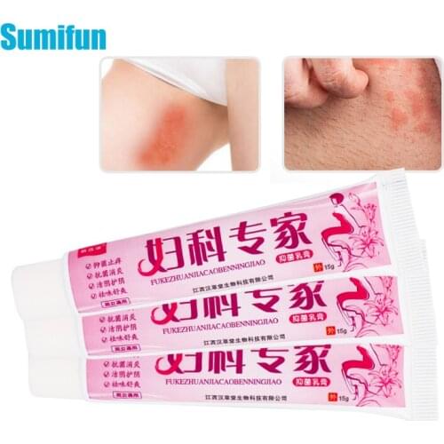 15g Antibacterial Cream Eczema Ointment Remove Odor Private Part Dermatitis Anti-itch Cream Psoriasis Callus Plaster Skin Carer