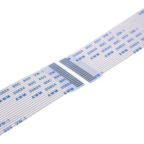 500Pcs Flexible Flat Cable FFC 20 PIN 1.0 MM Pitch Same Ends Length 60 mm A Type Jumper