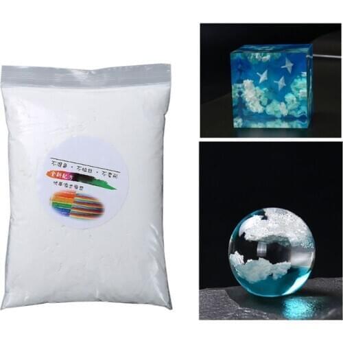 80g White Clouds Resin Jewelry Fillings Clouds Roll Mud Jewelry Making Fillers B85D