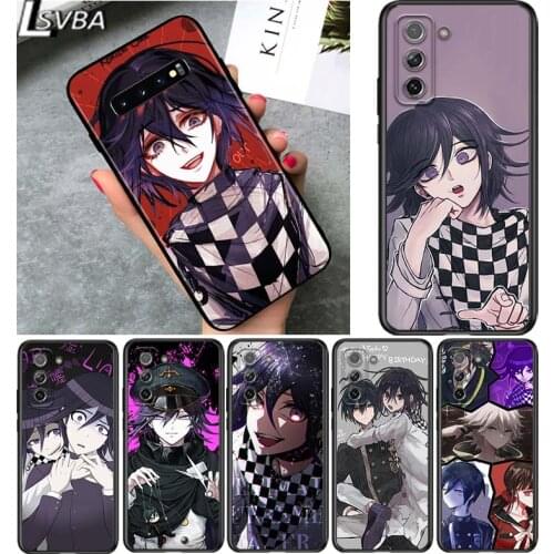 Danganronpa anime for Samsung Galaxy S21 Ultra Plus Note 20 10 9 8 S10 S9 S8 S7 S6 Edge Plus Black Phone Case