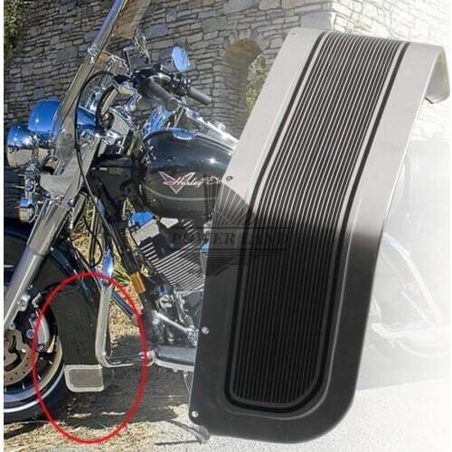 Free Shipping New Motorbike Accessories Aluminum Front Fender Trim Skirt For Harley Touring Electra Road King Glide 1980-2013