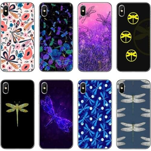 Colorful Dragonfly cool Accessories Phone Case For Xiaomi Mi 11 Note 10 10T 9 9T 8 Pro A2 Lite A3 A1 Poco F1 F2 M3 X3 NFC