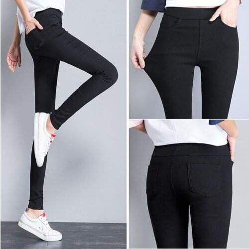 Stretchy Black Pants Plus Size Yoga Pants with Pockets High Waist Yoga Leggings Sport Women Fitness Gym Tights Joggers Trousers