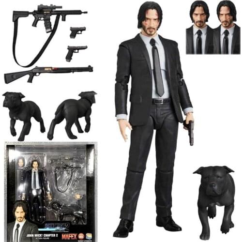 John Wick Figure Keanu Reeves Mafex 085 John Wick Action Figure Collection Model Kids Toy Doll NEW Movie Figure