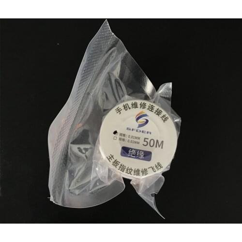 0.01MM 50M Copper PCB Soldering Wire Maintenance Jump Line For Cell Phone / Pad Board Welding Repair Tools