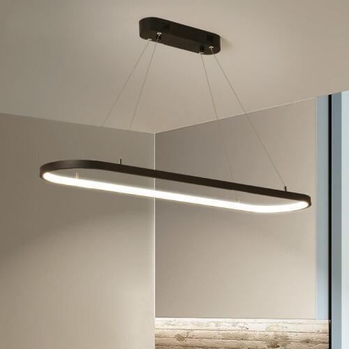 Minimalist Black/White Modern LED Pendant Lights For Bedroom Dining room luminaire suspendu Office Penadnt Lamp Lighting Fixture