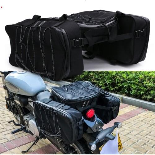 Motorcycle Accessories Saddle Bag Luggage Suitcase Side Helmet Riding Travel Bags For Harley BMW Yamaha Honda Kawasaki Suzuki