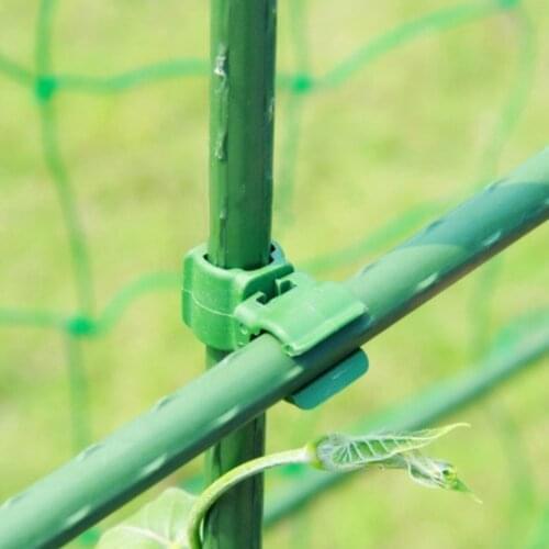 Climbing Frame Set Greenhouse Bracket Plant Pile Connector Clip PP A-Type Plastic 30PCS/SET 30pcs Cross-buckle Fixing Joints