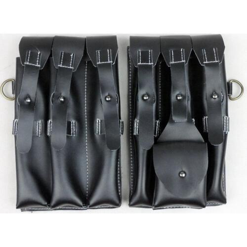 WWII Germany MP38 MP40 AMMO Pouch Bag Case Leather Pouch