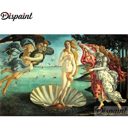 Dispaint Full Square/Round Drill 5D DIY Diamond Painting "Figure painting" Embroidery Cross Stitch 5D Home Decor A11903