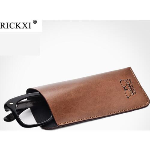 New Reading Glasses Bag Protectable Eyewear Pouch Eyeglasses Accessories PU Leather Bags