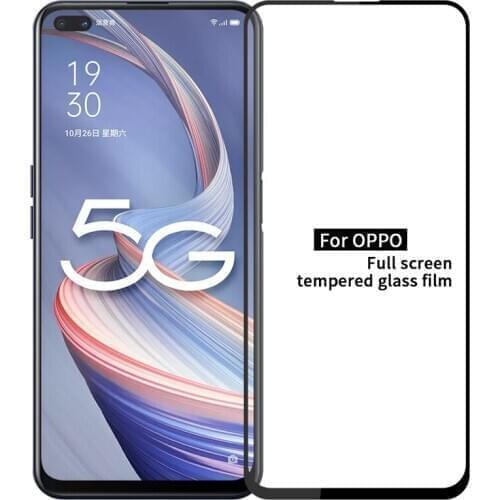 Full cover For OPPO ACE2 Glass tempered film For OPPO A92S cover color screen protector For OPPO A92S tempered Glass Film ACE2