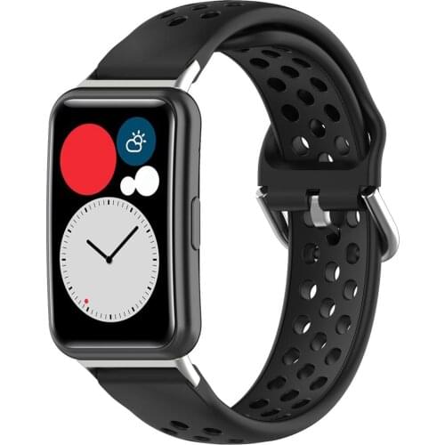 Soft Silicone Band For Huawei Watch Fit Strap Colorful Bracelet Replacment Wrist Strap Accessories For Huawei Watch Fit Watches