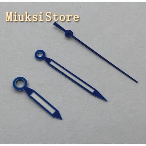 Blue hand luminous watch hands suitable for NH35 NH36 7S26 movement